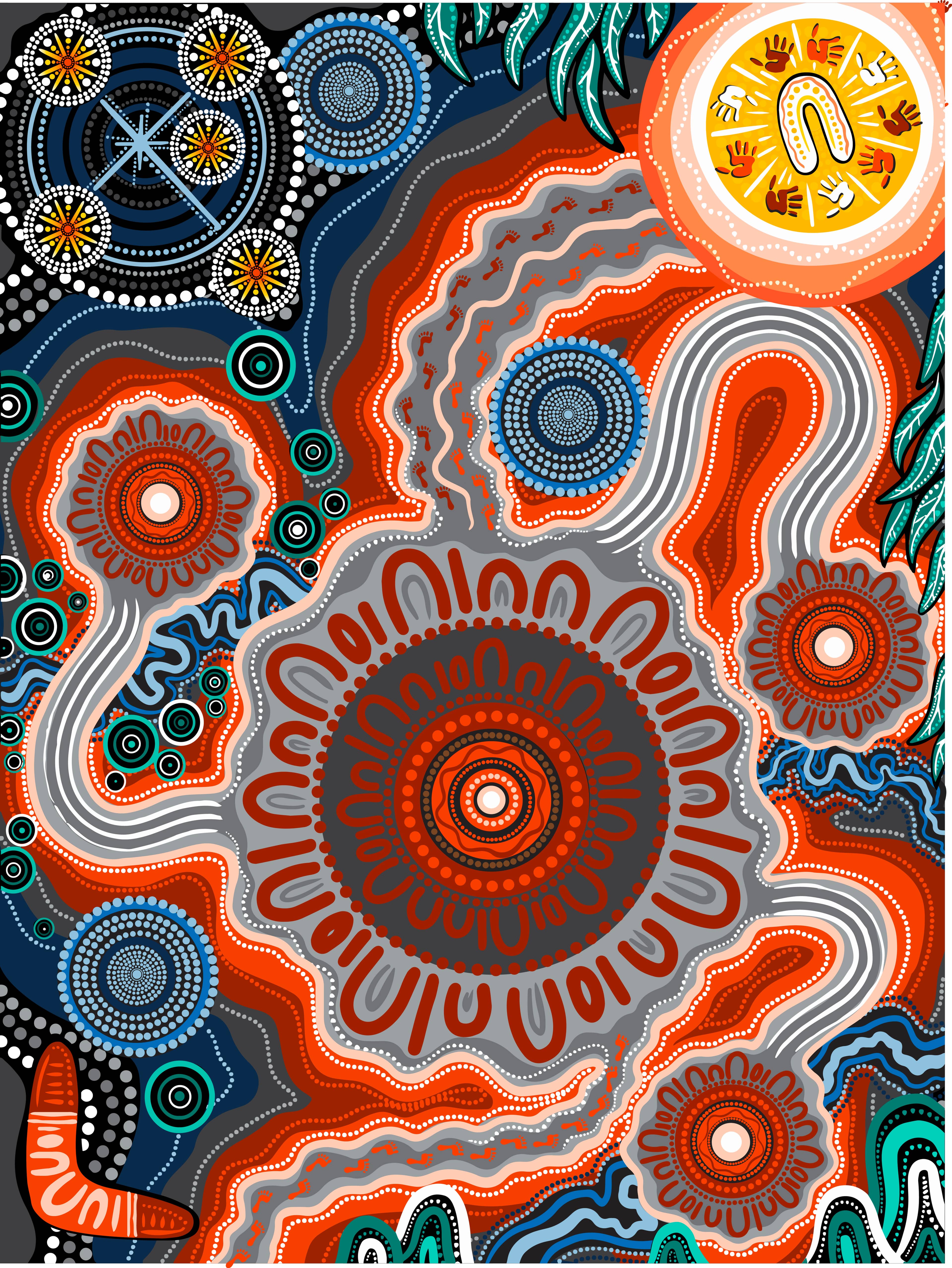 Ngamuru Aboriginal artwork